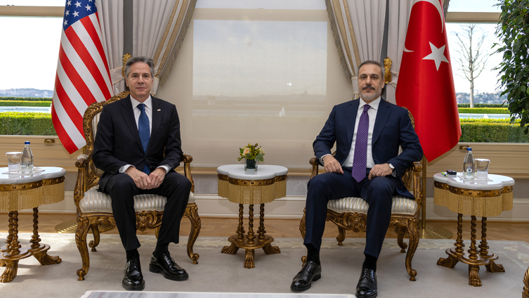 ABD Dışişleri Bakanı Blinken İstanbul'da mevkidaşı Fidan ile görüştü