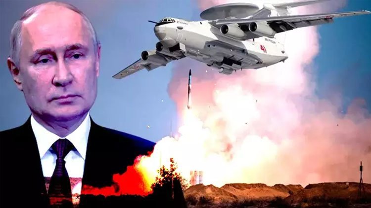 Askeri sahada önemli gelişme: Ukrayna Rus ordusunun A-50 uçağını düşürdü