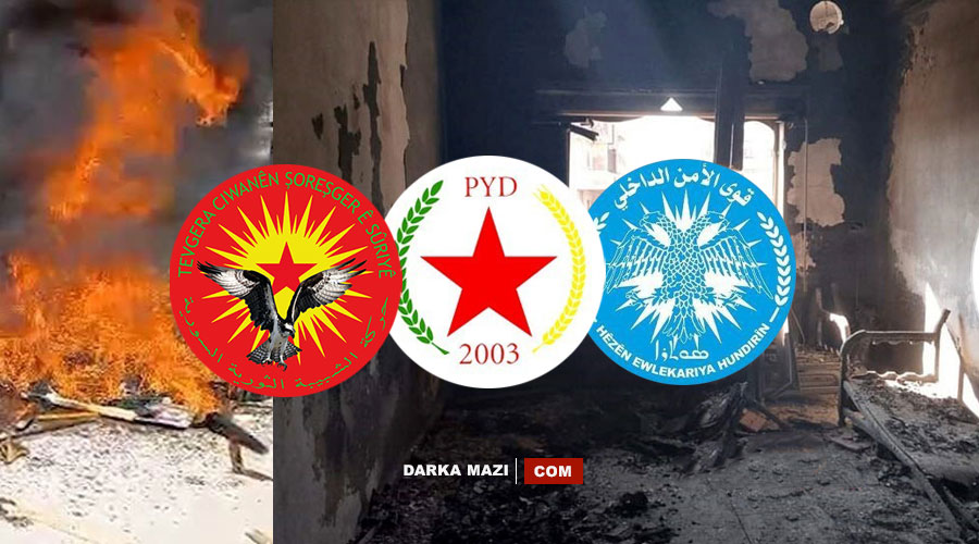 PYD’nin ENKS-PDKS bürolarına saldırılara karşı iki yüzlü oyunu Ciwanen Şoreşger Kandil, Komele Ciwan, PKK rojava asayişi Amerika Suriye Büyükelçilği