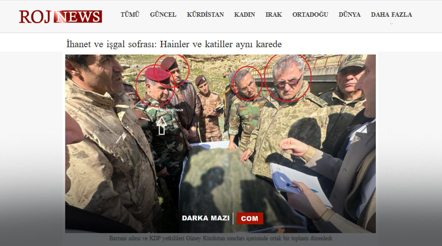 PKK medyasının manipüle ettiği TSK-Peşmerge toplantısı ve tarafların Gare planı