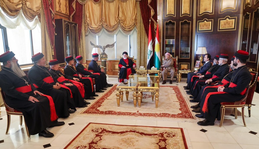 Başkan Barzani'den Hristiyan temsilcilere: Kürdistan'daki bileşenlerin seçimden mahrum bırakılmasını kabul etmedik