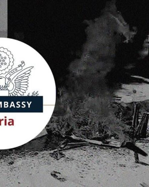 ABD’nin Suriye Büyükelçiliğinden PDK-S bürosunun yakılmasına kınama: Yapanlar cezalandırılmalı