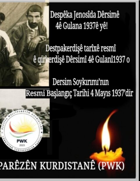 PWK: Dersim Soykırımı’nın resim başlangıç tarihi 4 Mayıs 1937’dir