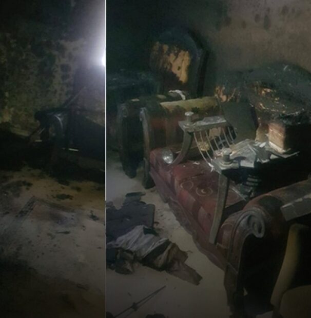 PYD’ye bağlı çeteler KDP-S Qamişlo ofisindeki eşyaları önce çaldı sonra binayı ateşe verdi