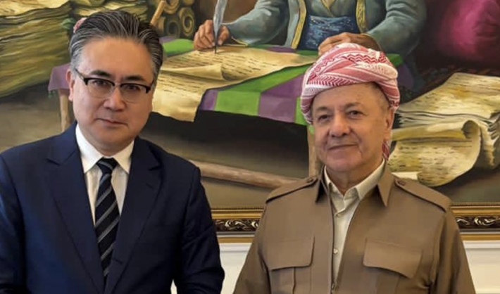 Japonya'nın Irak Büyükelçisi: "Biji Kurdistan biji Kak Mesud Barzani"