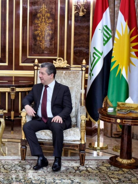 Kürt müziğinin duayen isimlerinden Ciwan Haco ve Başbakan Mesrur Barzani görüştü