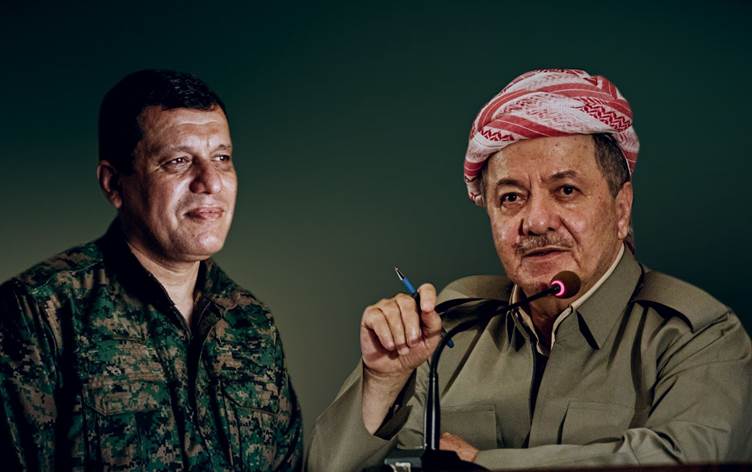 DSG Genel Komutanı Mazlum Abdi'den Başkan Barzani'nin desteği için teşekkürler